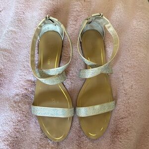 Enzo Angiolini Sandals Rhinestone Upper. Size 10